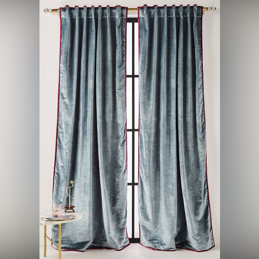 Anthro Petra Velvet Curtains